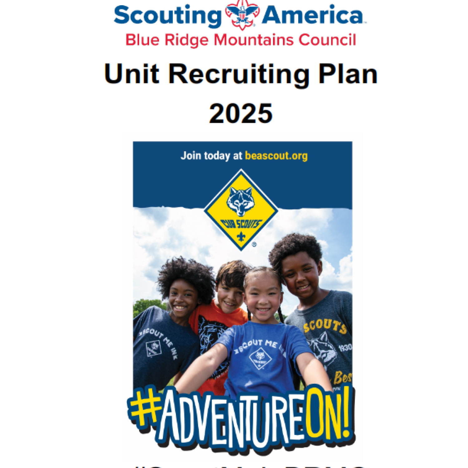 2025 Cub Scout Recruitment Training 
